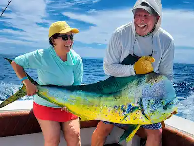 Deep sea fishing for mahi-mahi