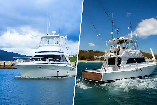 Two Boats options for large groups fishing in Guanacaste